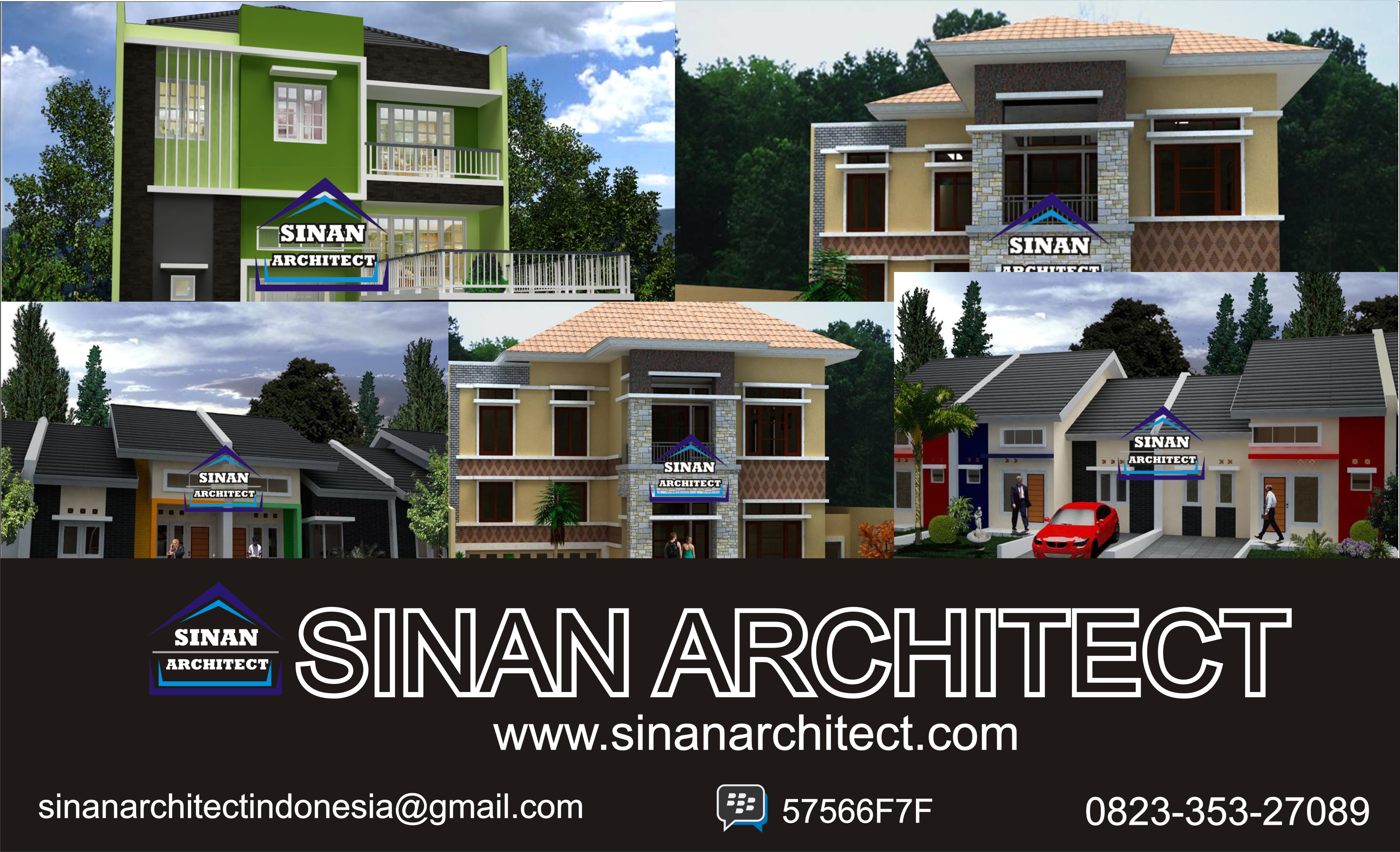 Jasa Desain Rumah Minimalis Malang Sinan Arsitek Gambar Foto